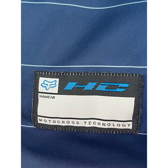 Fox Racing Long Sleeve Shirt Blue 100% Polyester Mens Size XXL - Picture 10 of 10